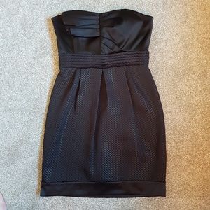 BCBG Size 6 Black Strapless Dress